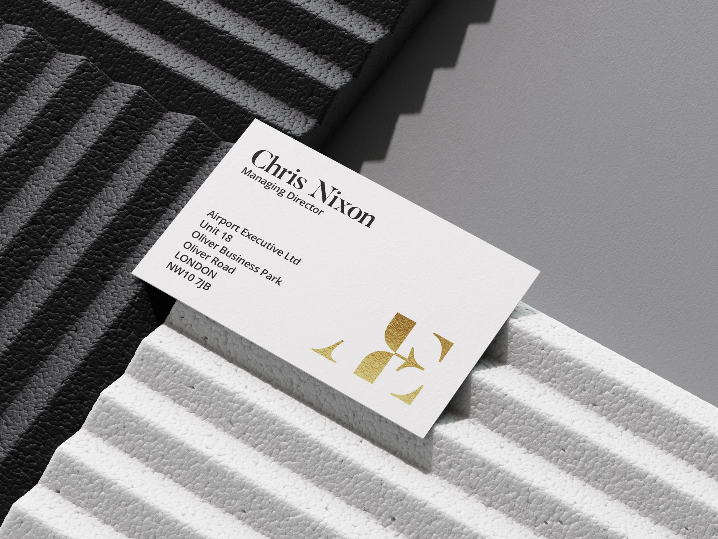 Airport Executive business cards