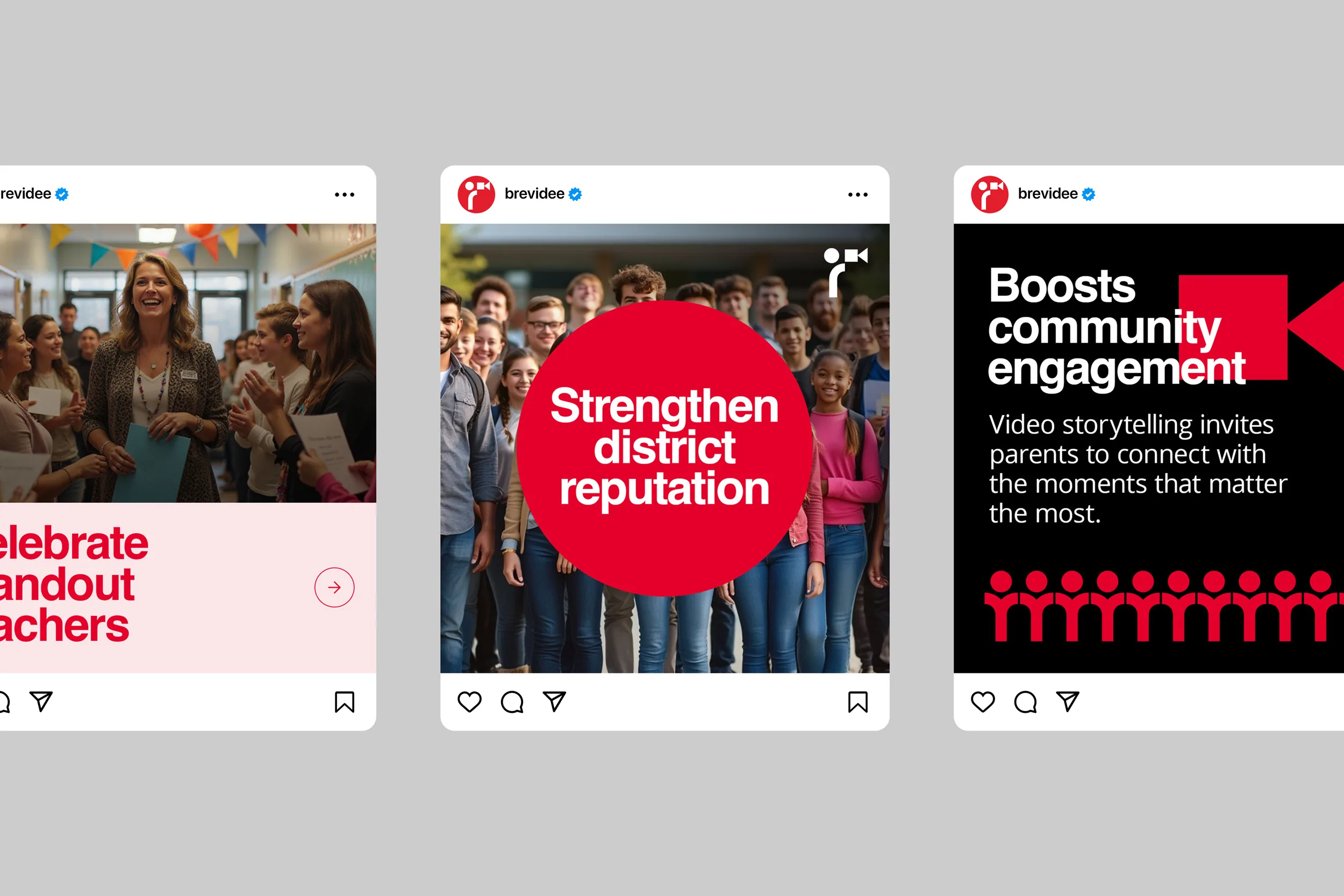 Brevidee social media design