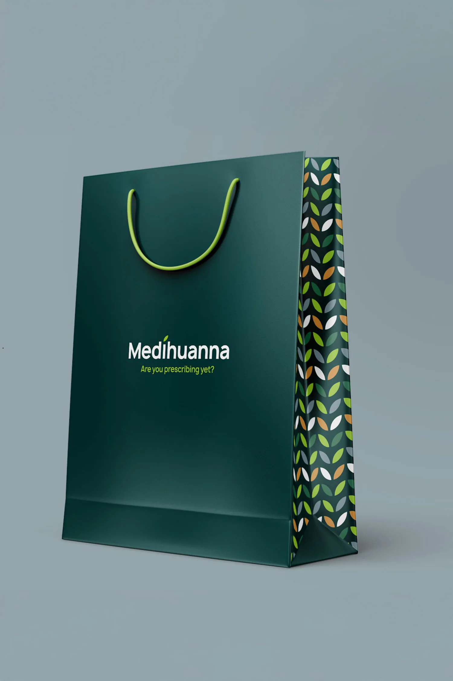 Medihuanna branded bag