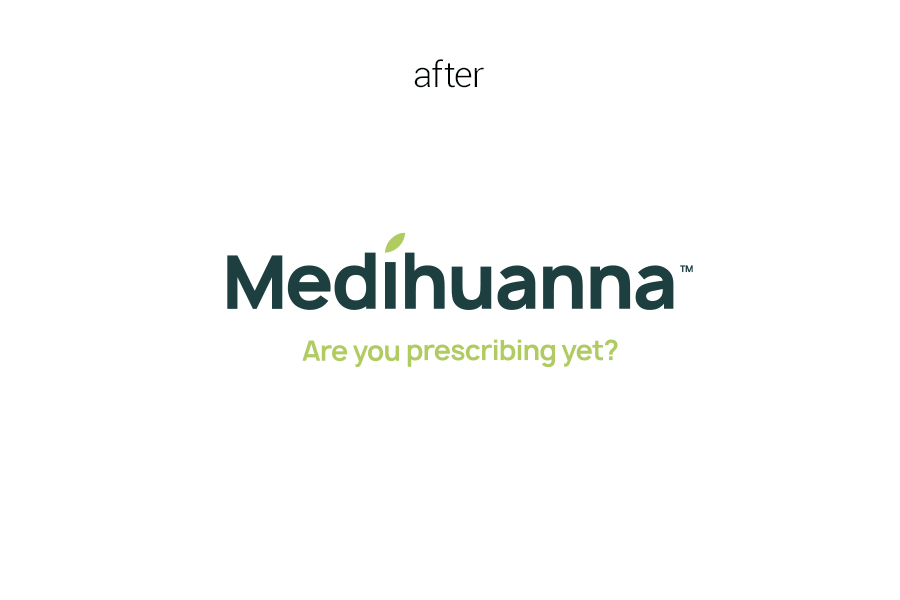 Medihuanna logo after redesign