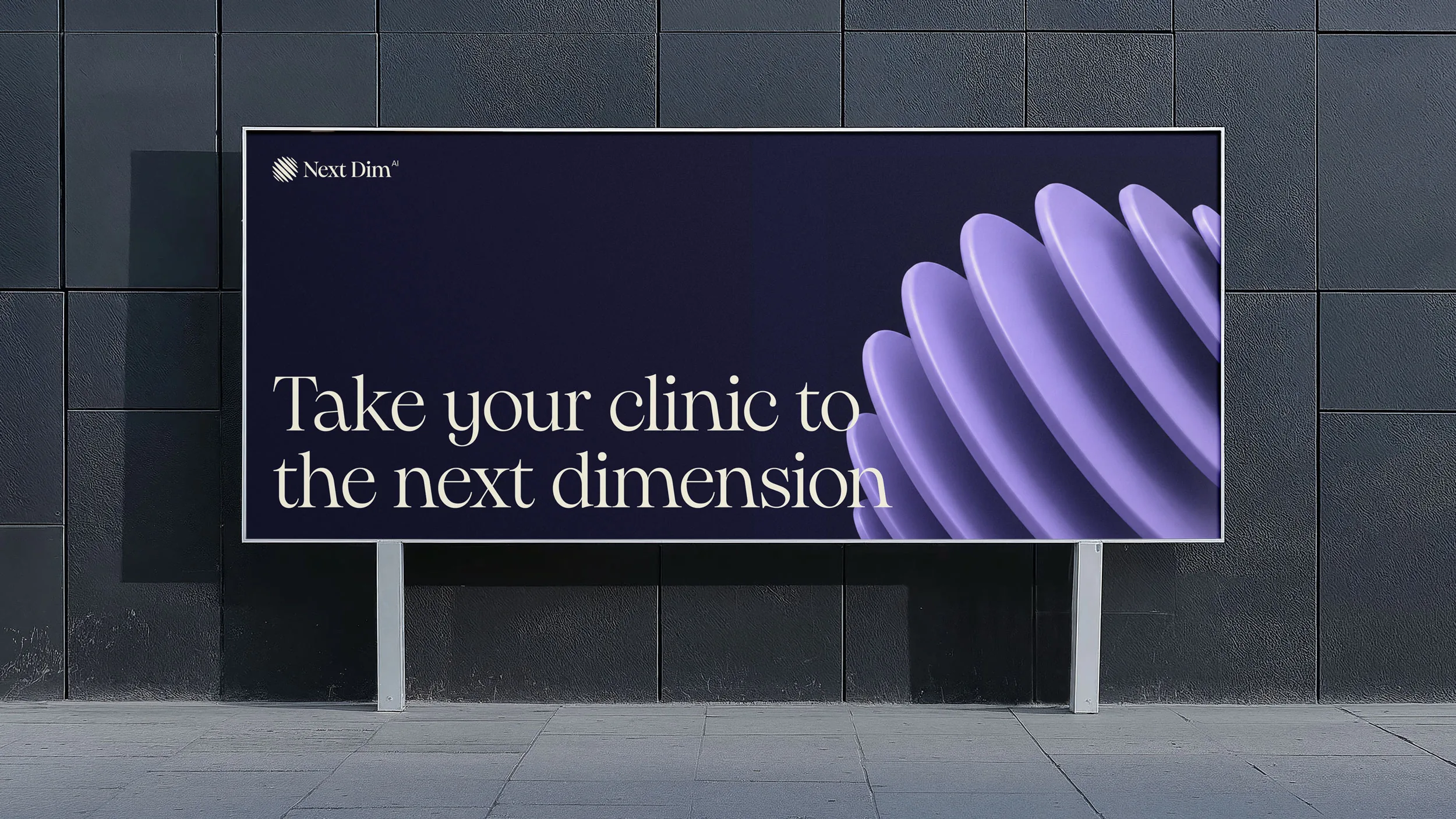 NextDim AI billboard