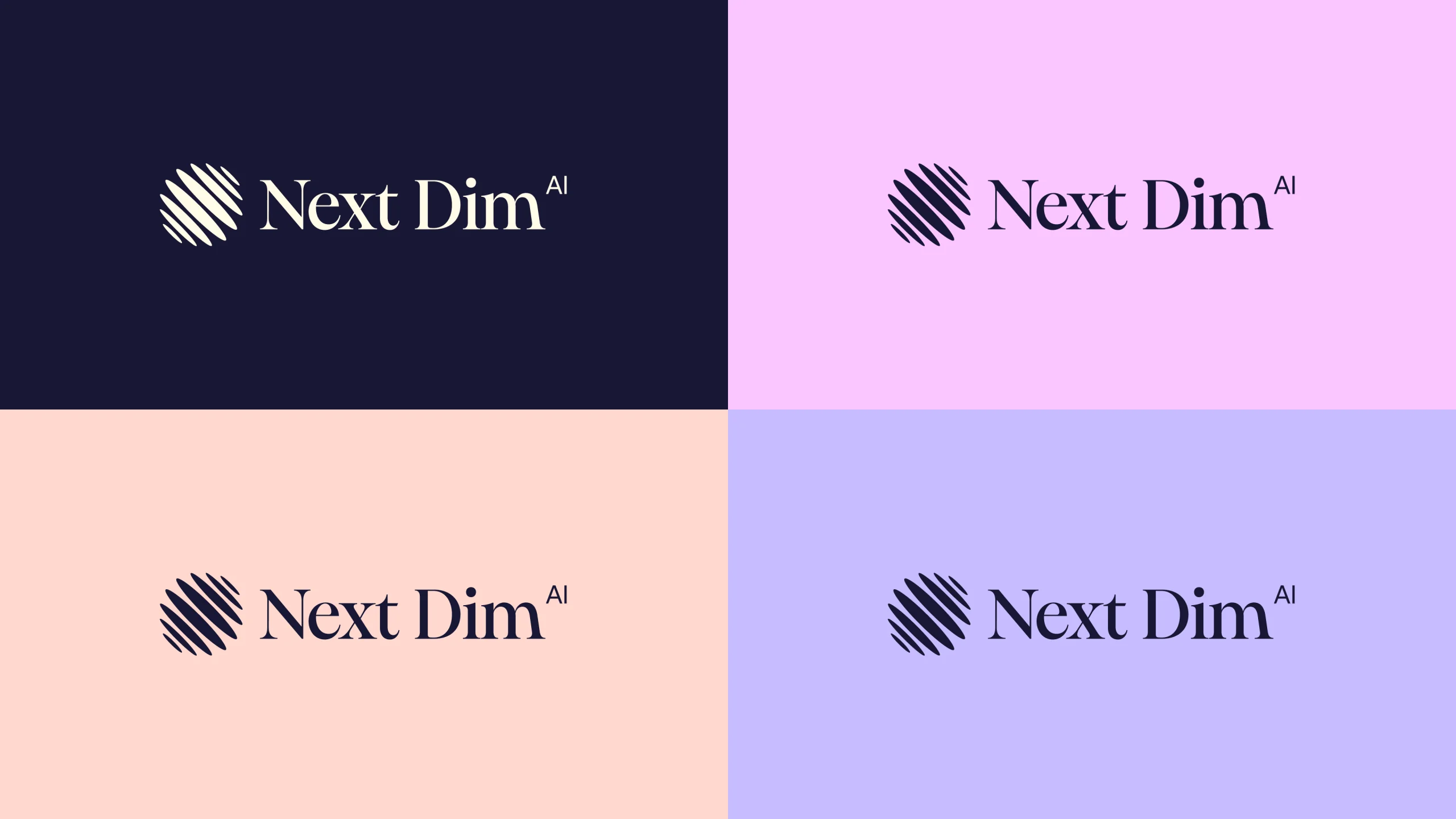 NextDim AI logo system