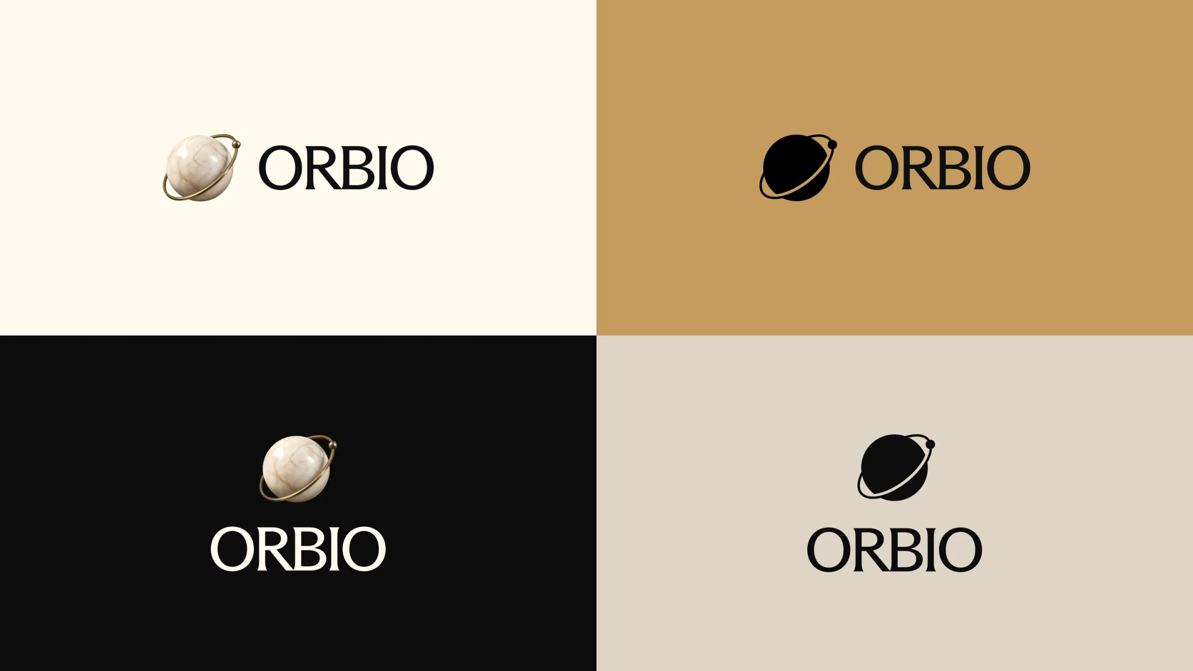 Orbio logo lockups