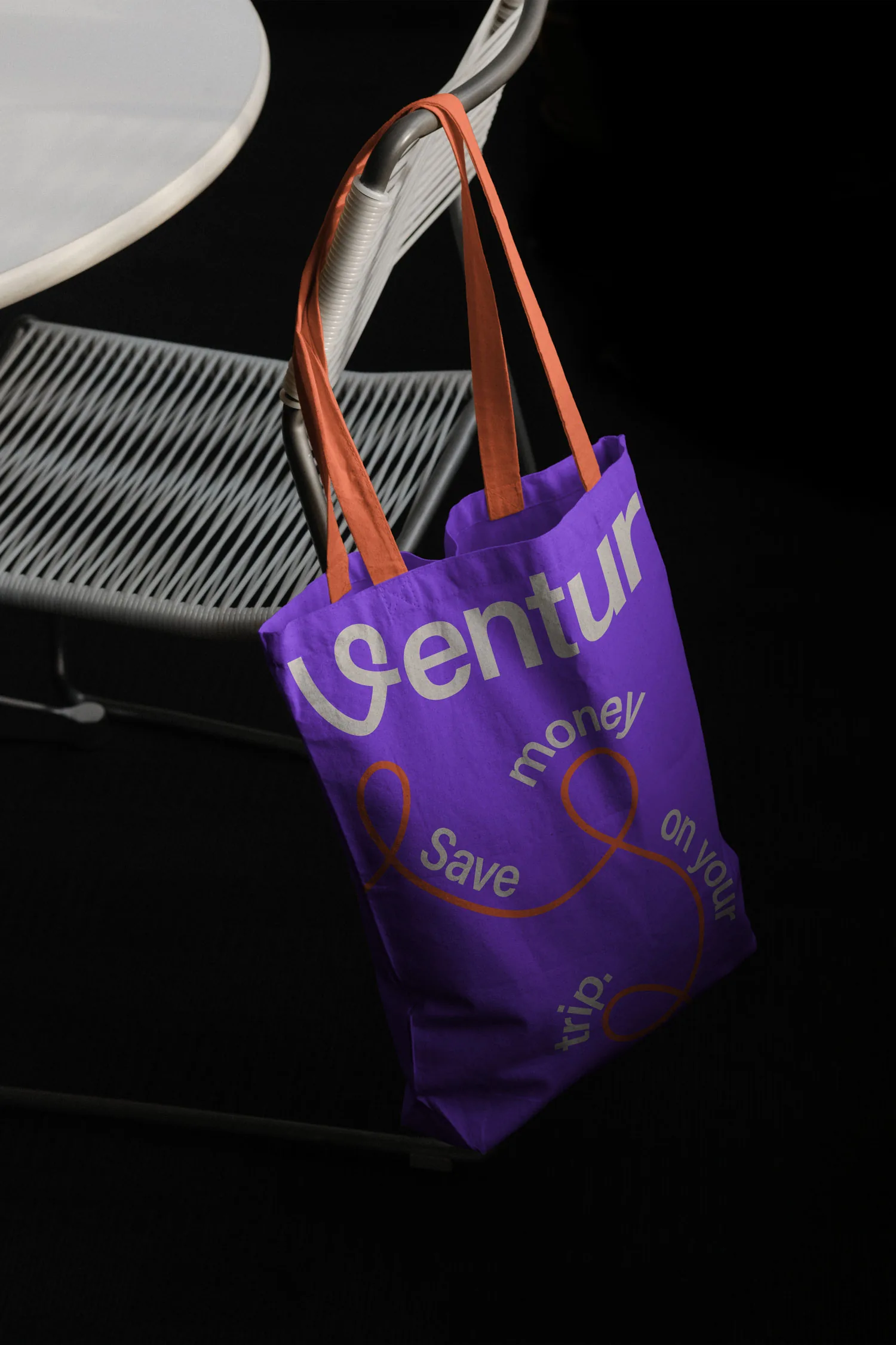 Ventur branded travel bag