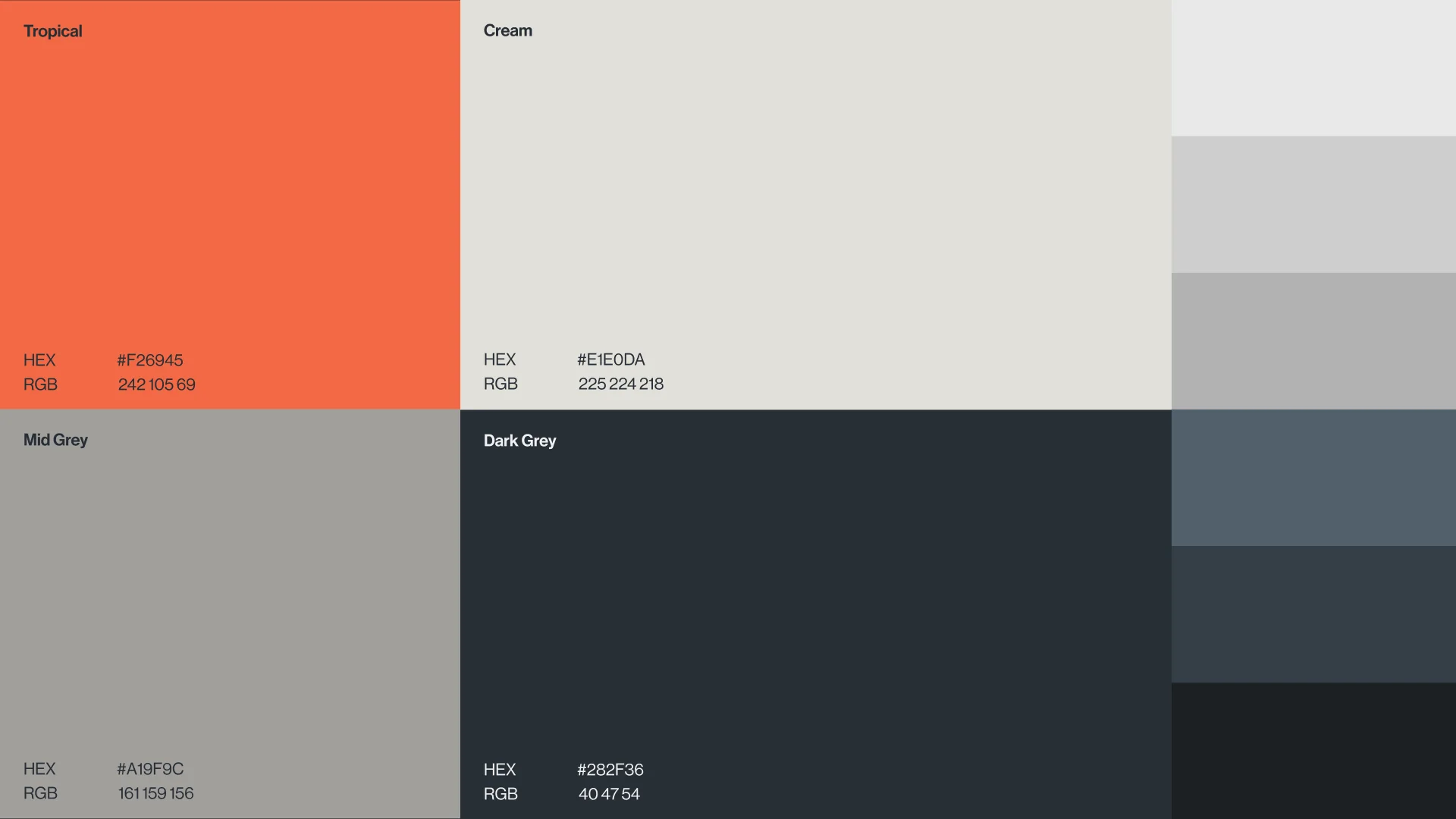Fox Berman color palette
