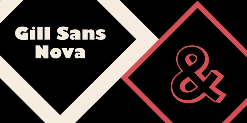 Gill Sans is a font that combines the look of traditional handwriting with some geometric shapes.
