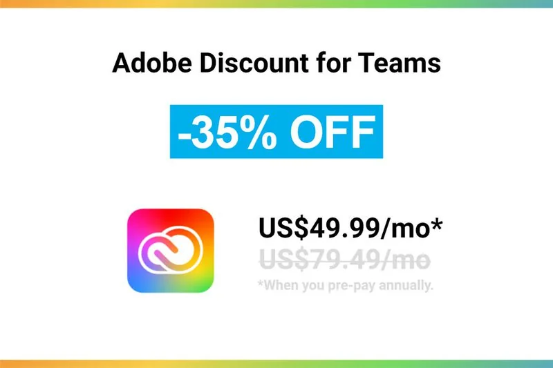 Adobe Discount for Teams