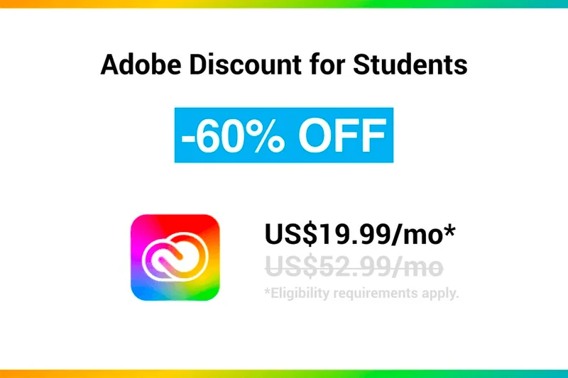 Adobe Discounts for Students and Teachers