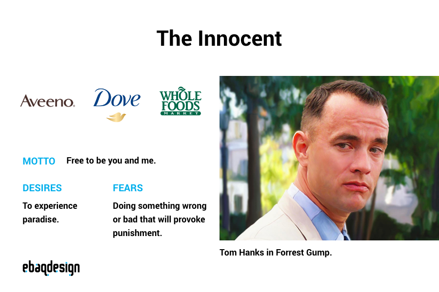 The Innocent Archetype — Aveeno, Dove, Whole Foods