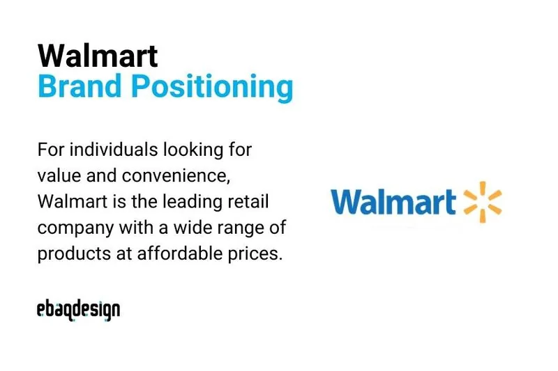 Walmart's Brand Positioning