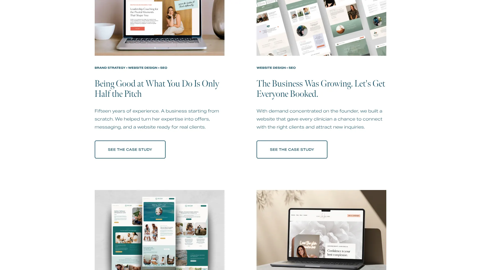 Aviso Studios portfolio page