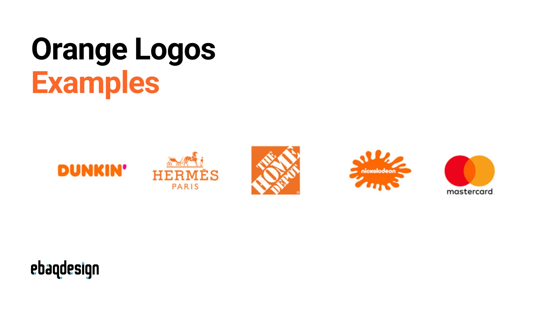 Orange Logos Examples