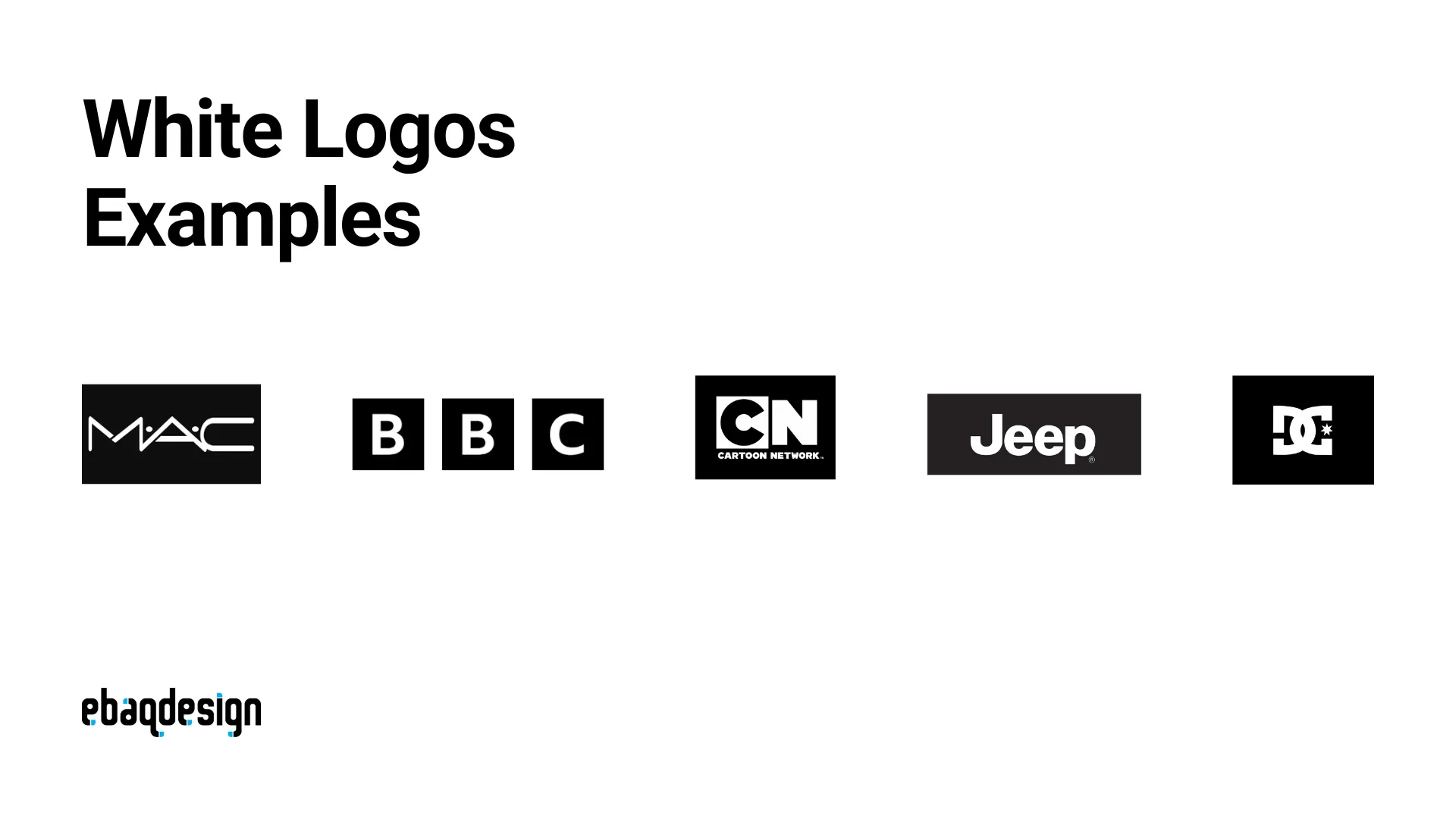 White Logos Examples