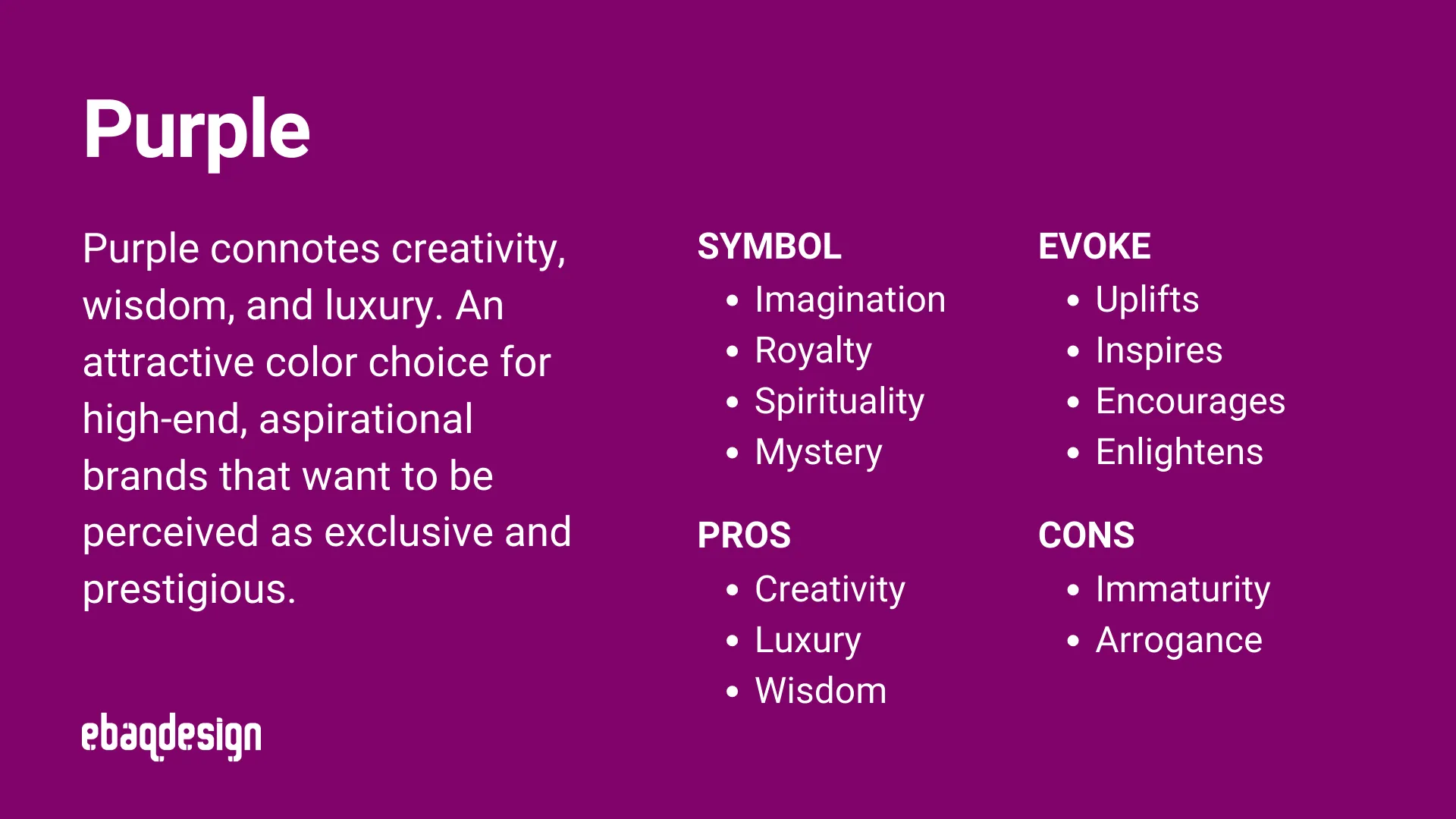 Purple Color Meaning