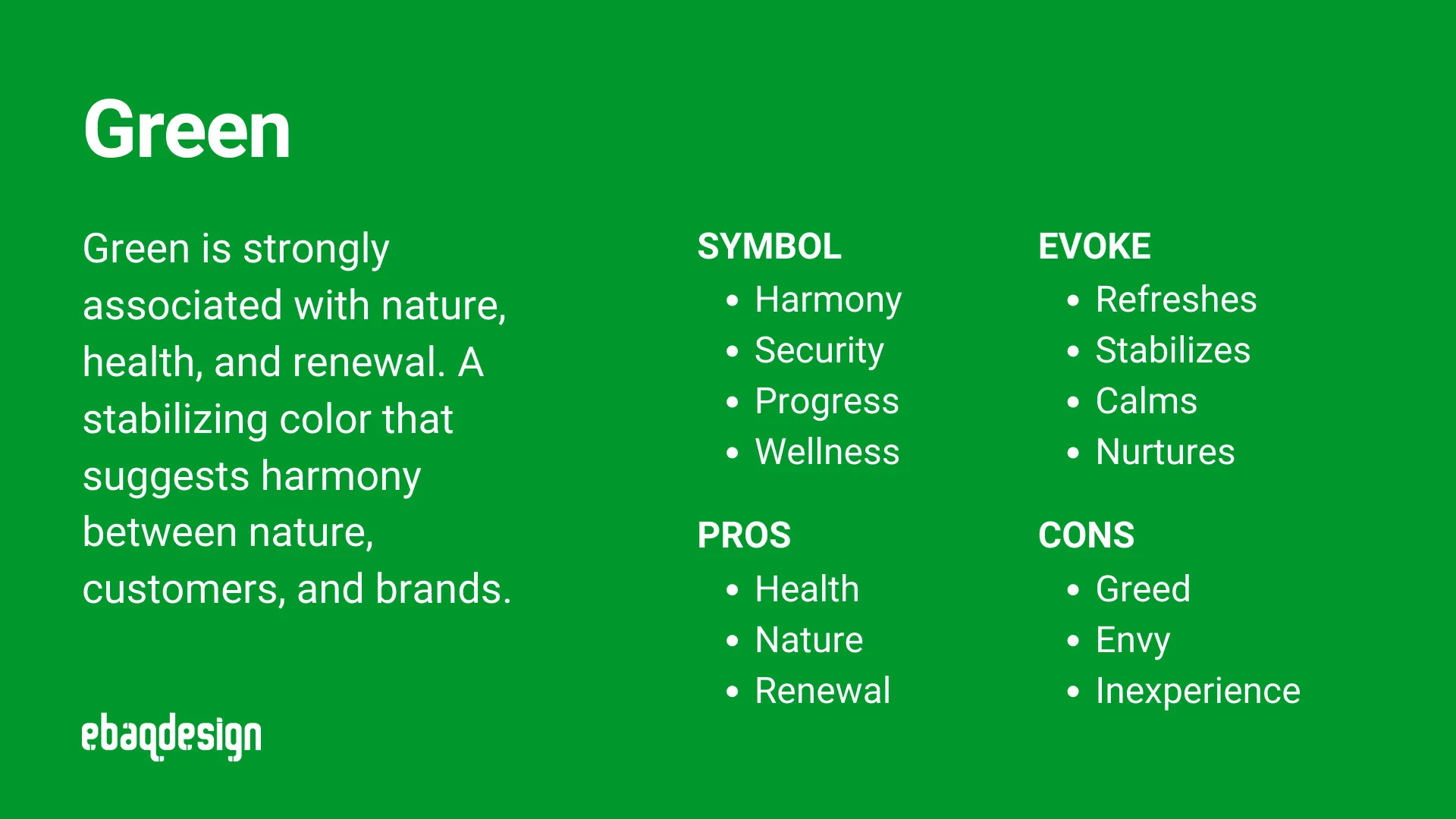 Green Color Meaning