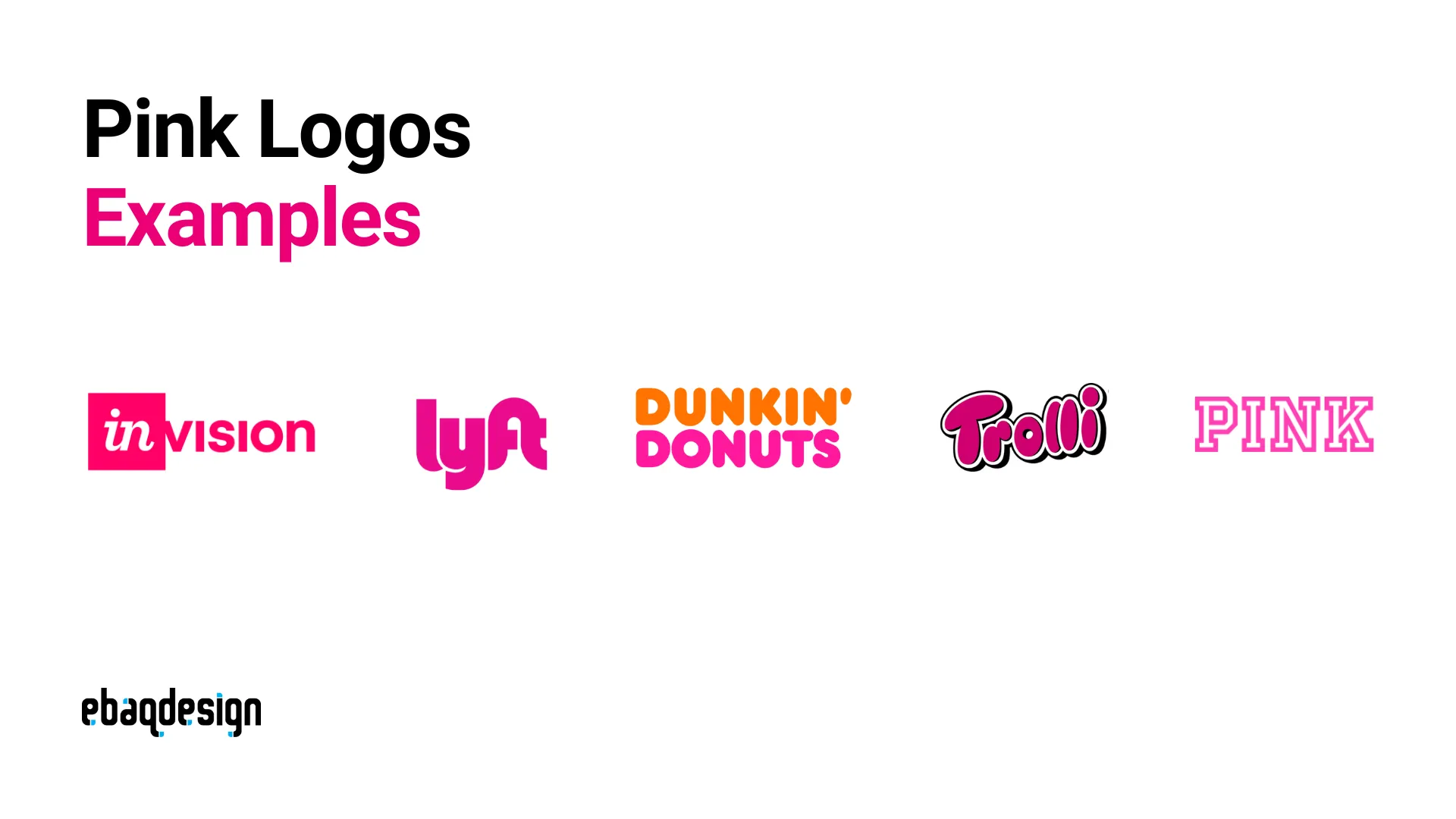 Pink Logos Examples