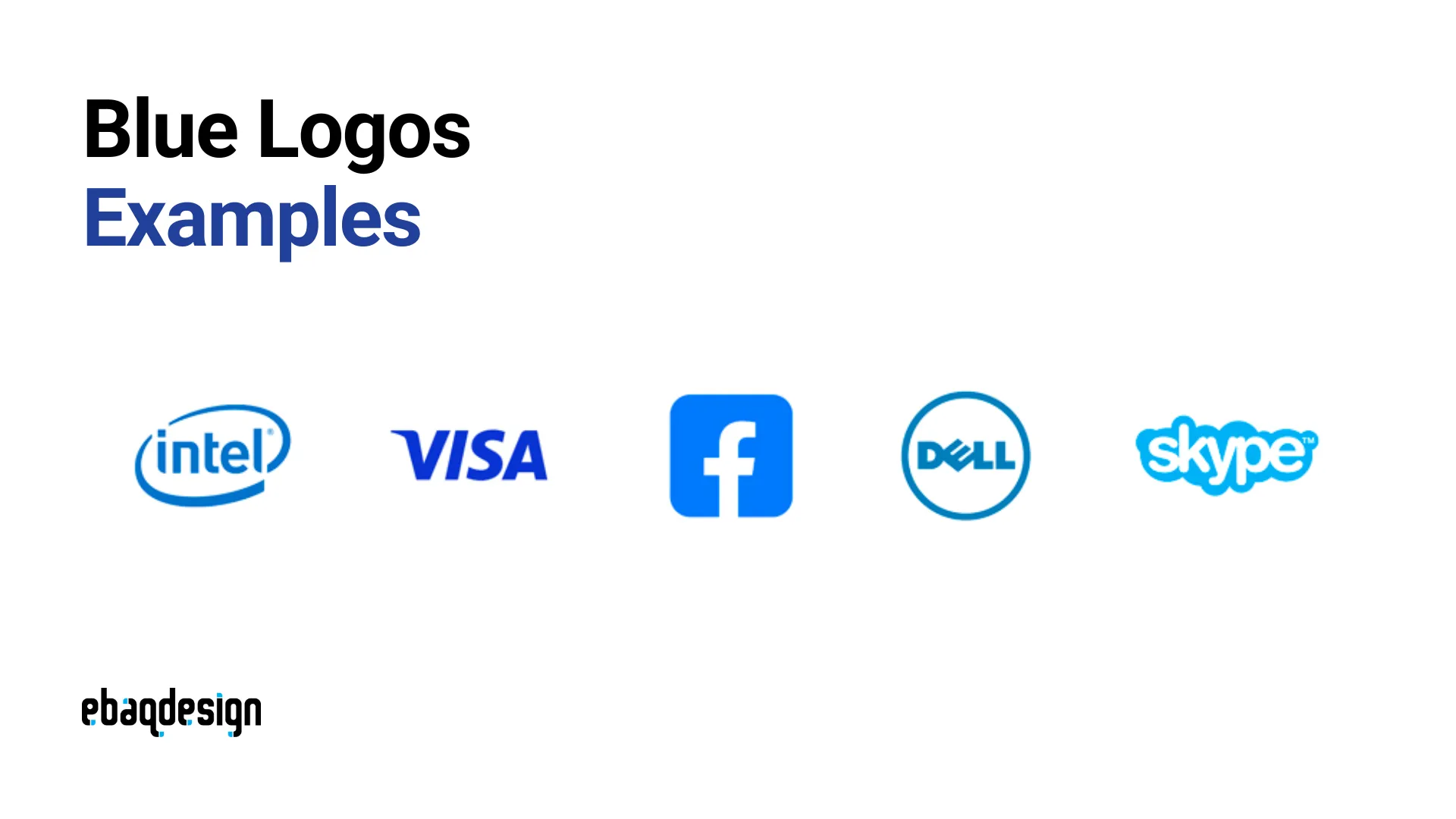 Blue Logos Examples