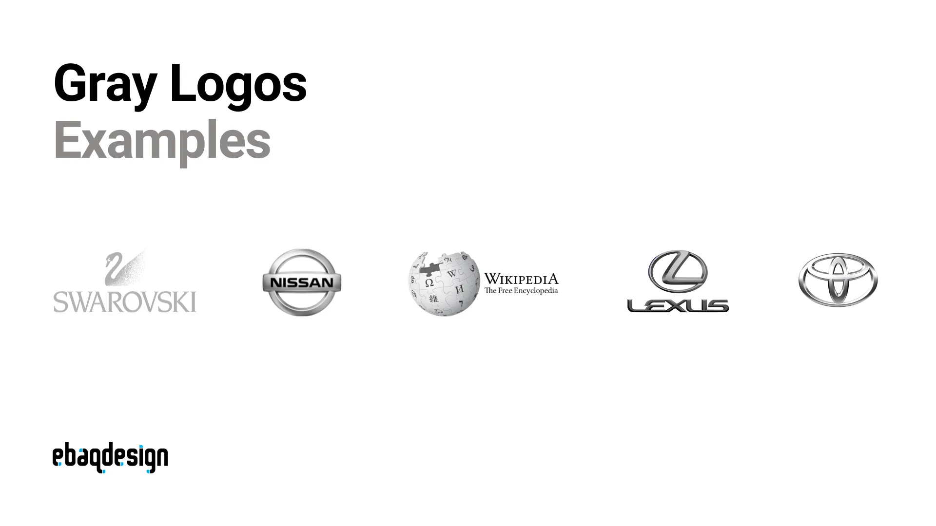 Gray Logos Examples