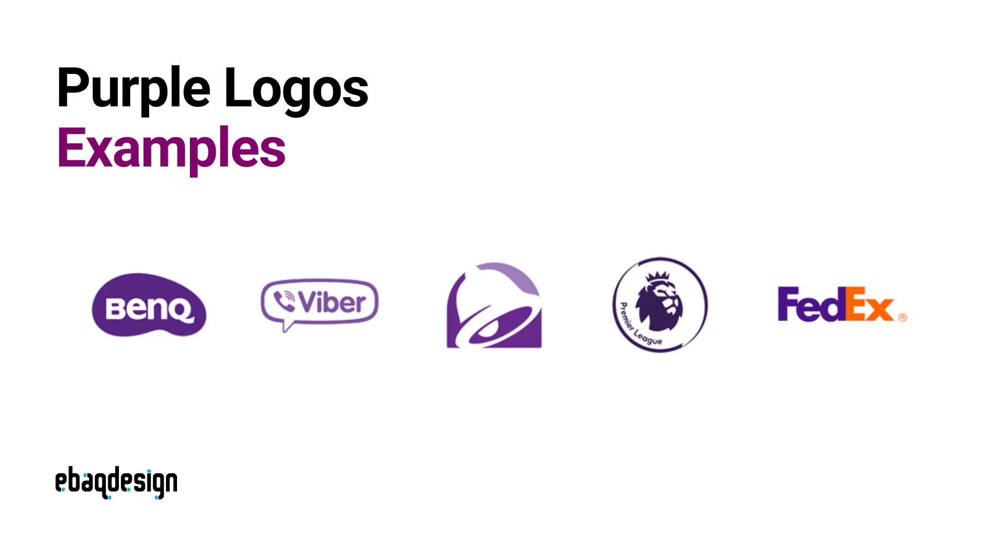 Purple Logos Examples