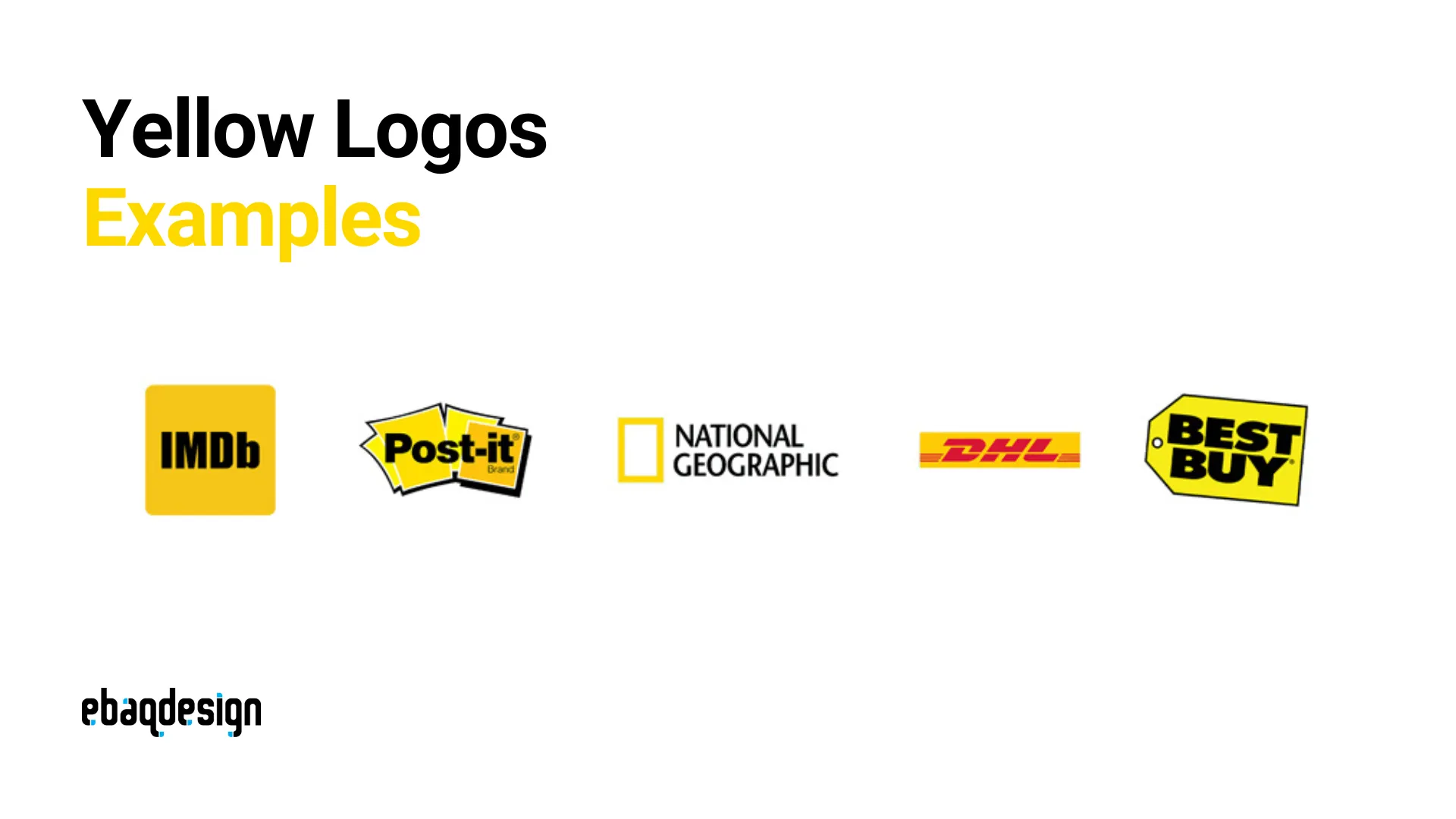 Yellow Logos Examples