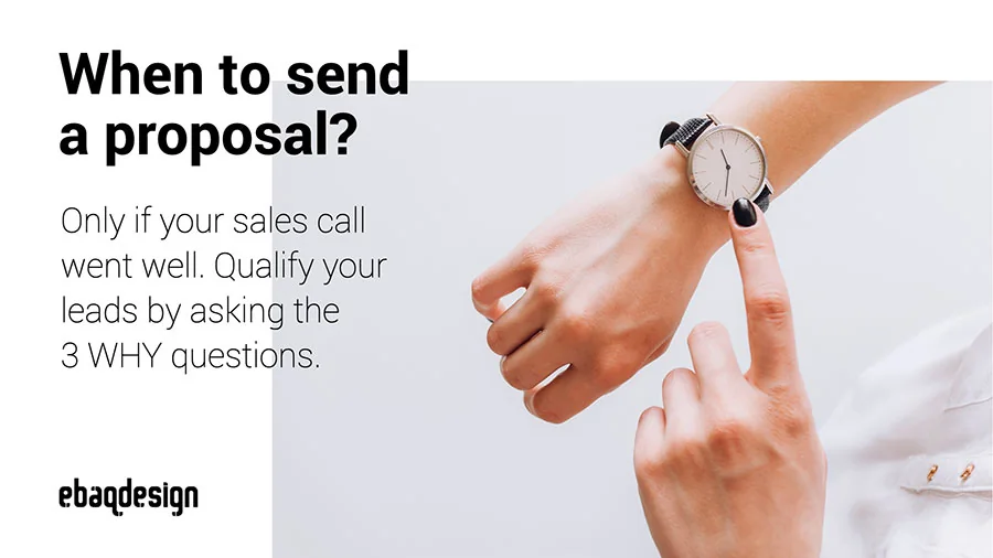 When to send a proposal?