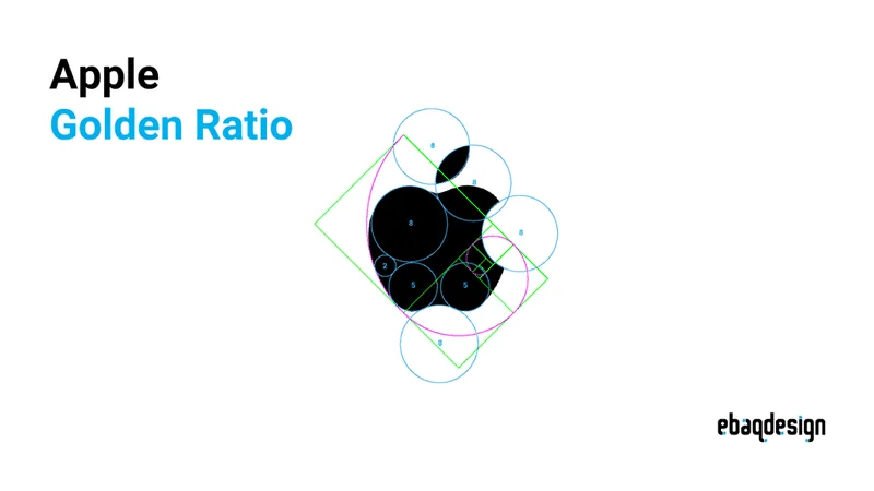 Apple logo — golden ratio.