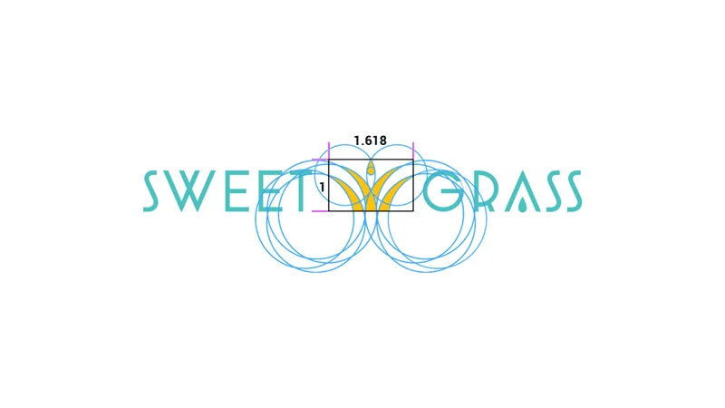 Golden ratio logo design example