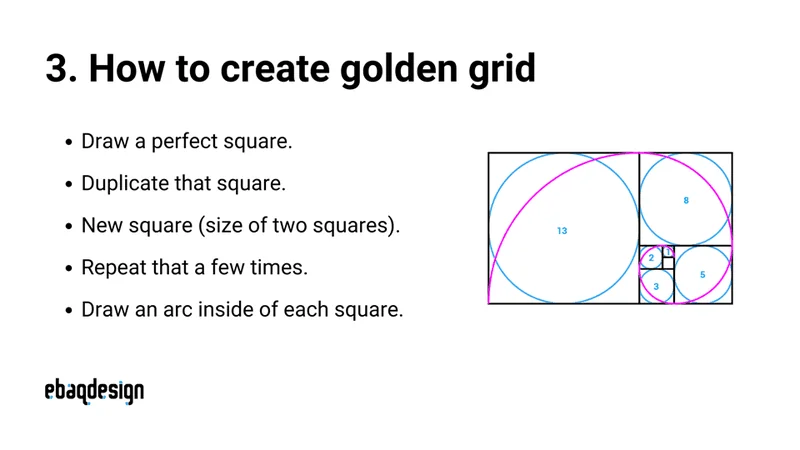 How to draw a golden grid