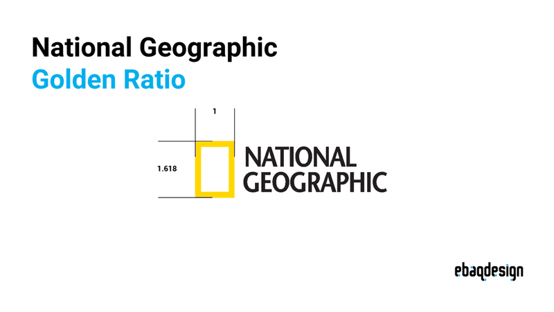 National Geographic logo — golden ratio.