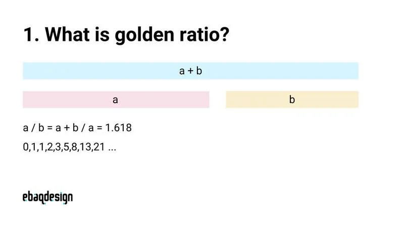 What is the golden ratio?