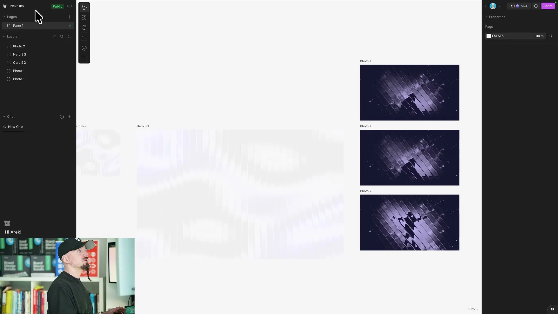 Custom shader used in the Kimi K3 AI web design workflow