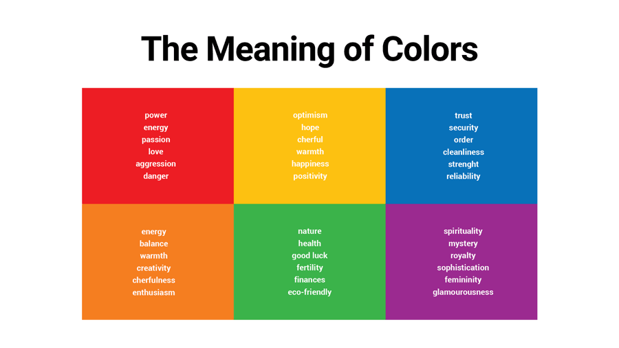 The Meaning of Colors