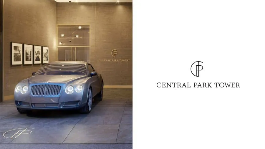 Central Park Tower - luxury building logo example