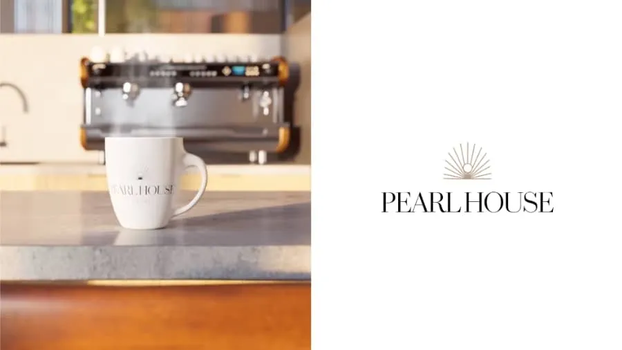 Pearl House - luxury building logo example