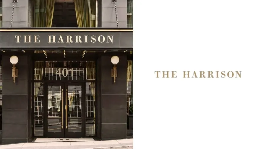 The Harrison- luxury building logo example