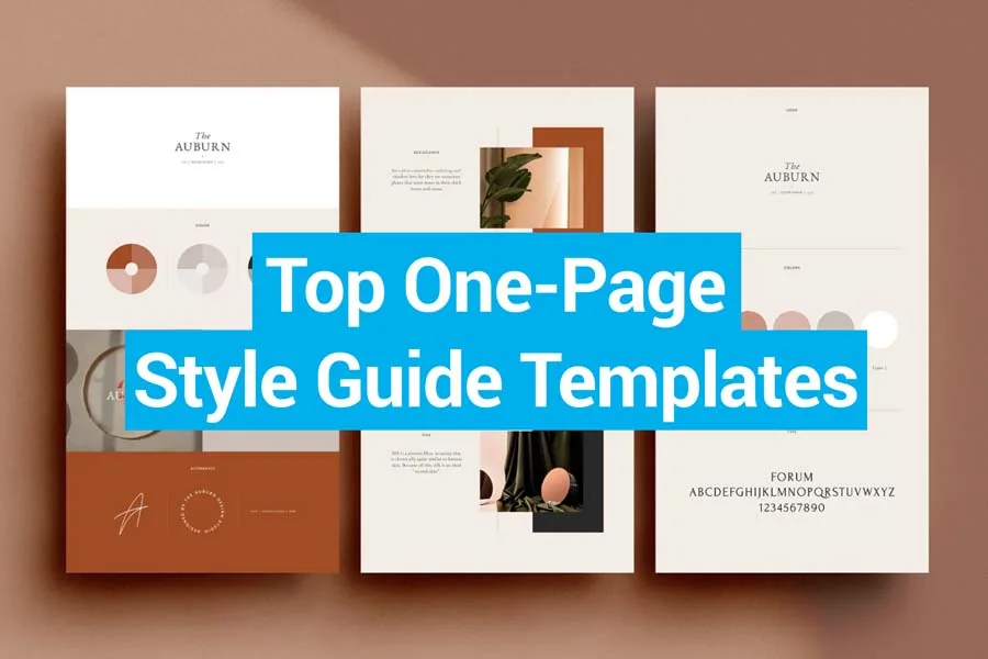 Best One-Page Style Guide Templates
