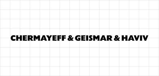 Chermayeff & Geismar & Haviv logo on the Ebaqdesign grid