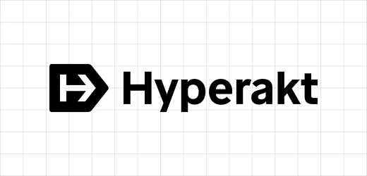 Hyperakt logo on the Ebaqdesign grid