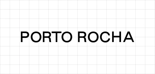 PORTO ROCHA logo on the Ebaqdesign grid