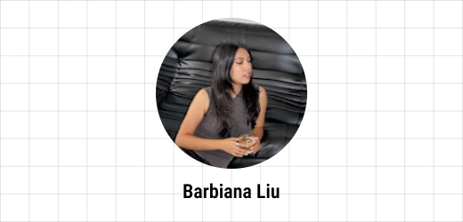 Barbiana Liu portrait on the Ebaqdesign grid