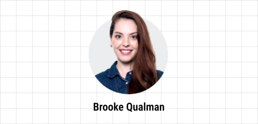 Brooke Qualman portrait on the Ebaqdesign grid
