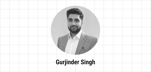 Gurjinder Singh portrait on the Ebaqdesign grid