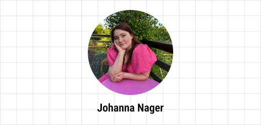 Johanna Nager portrait on the Ebaqdesign grid