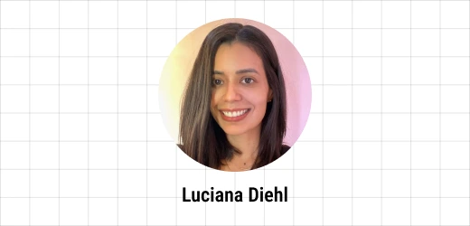 Luciana Diehl portrait on the Ebaqdesign grid