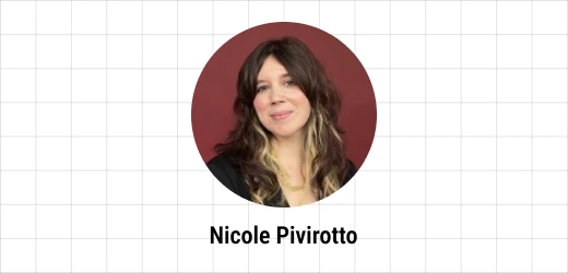 Nicole Pivirotto portrait on the Ebaqdesign grid