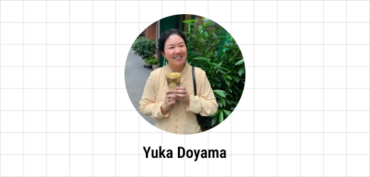 Yuka Doyama portrait on the Ebaqdesign grid