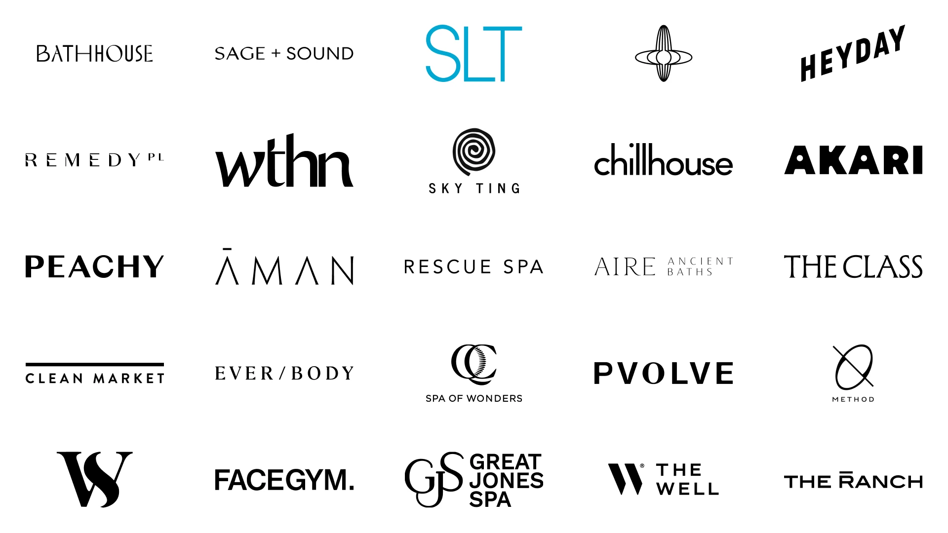 The 25 wellness business logos reviewed in this article