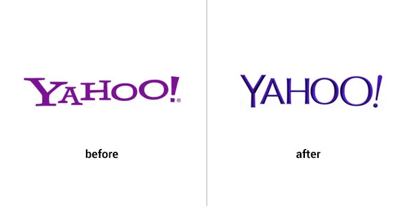 Yahoo logo design gone wrong