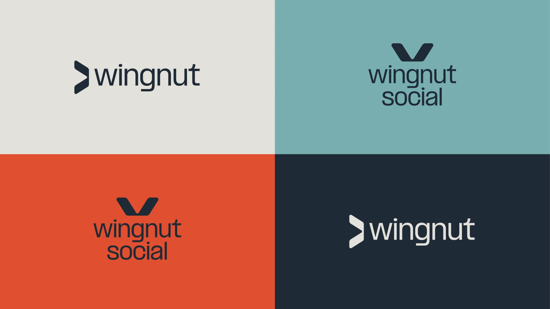 Wingnut Social logo system
