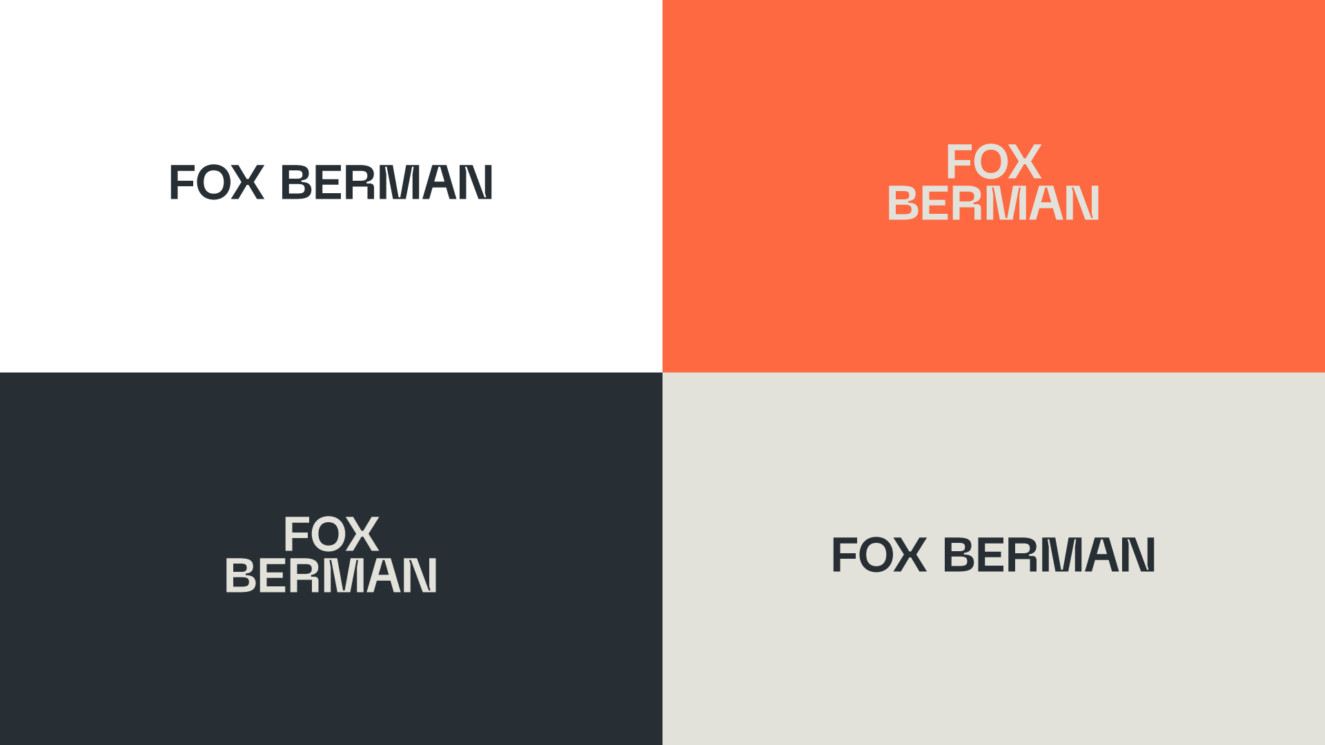 Fox Berman logo system
